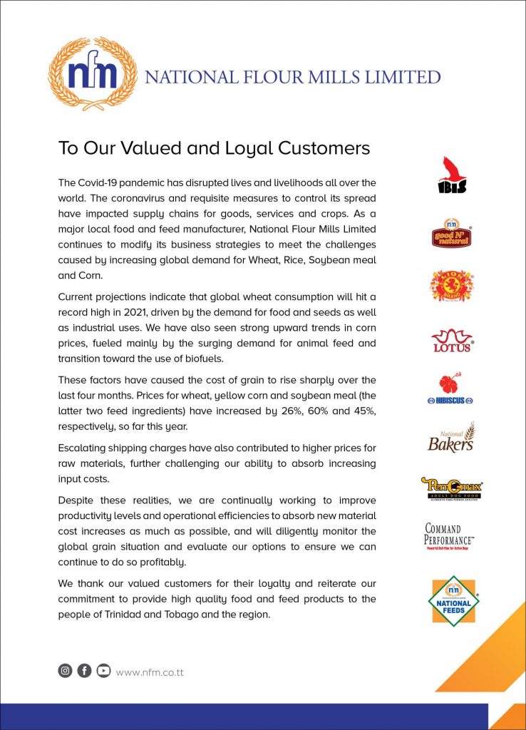 NFM Valued Customer Notice NFM